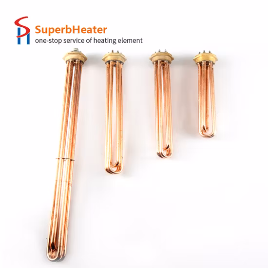 220 В нагревательный элемент, электрический промышленный трубчатый медный погружной водонагреватель